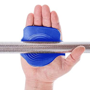 Imagem de Protetor Palmar para Mãos Musculação Emborrachado, Azul, 2 unidades, Prottector, ref-0028.U/AZ