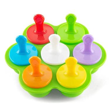 Imagem de Forminha de picolé de silicone, peitolé, frutas, Verde, IBMKIDS