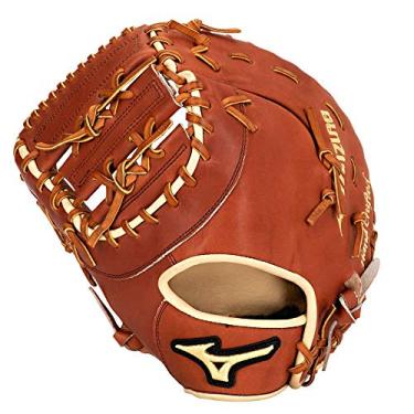 Imagem de Mizuno Luvas de beisebol GPS1-100R Pro Select interno/externo/Pitcher, tamanho 12, marrom, mão esquerda