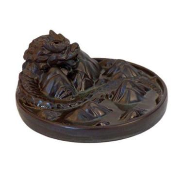 Imagem de Incensário Dragao Chines Cascata +10 Incensos Cones