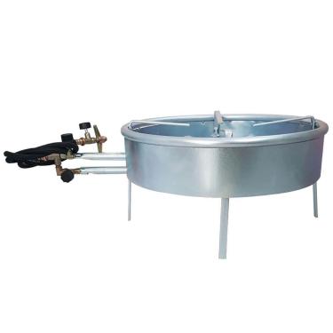 Imagem de Fogareiro A Gás Para Camping 16 Caulins Proteção Corta Vento