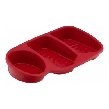 Imagem de Porta Detergente Esponja Vermelho Intenso Plasútil