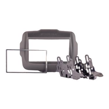 Imagem de Moldura Expex 2 Din Jeep Renegade Pt Emborrachada Epx 213