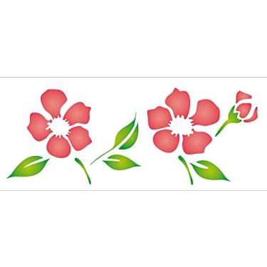 Imagem de Stencil 10X30 - Peonia Chinesa (OPA 969)