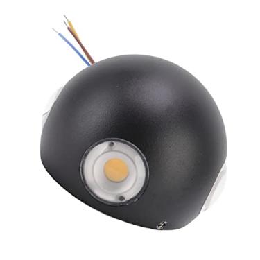 Imagem de Arandelas de parede globo, alumínio à prova d'água 1200lm 85-265 v lâmpada de parede à prova d'água redonda simples para pátio para corredor para corredor