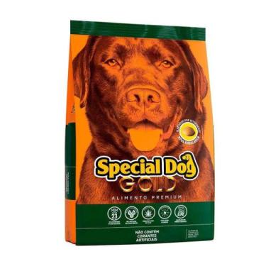 Imagem de Ração Cães Adultos Special Dog Gold Premium Sabor Carne 20Kg