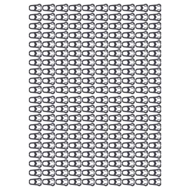 Imagem de Bico de galinha, plástico PP antibicada, 200 peças, clipe de boca de frango, reutilizável para fazenda de frangos para fazenda avícola (tipo E preto)