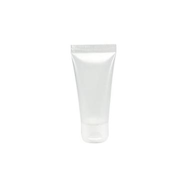 Imagem de BISNAGA PLÁSTICA TRANSPARENTE 20ML C/TAMPA FLIP TOP (50 PEÇAS) (Branco)