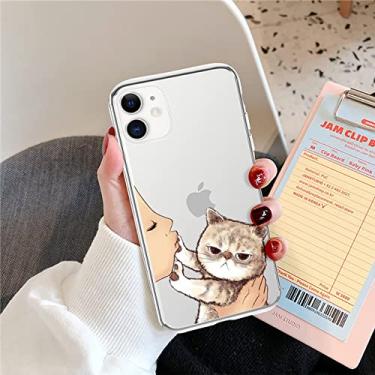 Imagem de Capa de telefone para iPhone 13 12 11 Pro Max X XR XS Max 7 8 6 6s Plus 12 13 Mini 5 5S SE2020 Soft TPU transparente tampa traseira, T4, para iPhone 5 5S SE