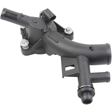 Imagem de 25193922 Saída de água de resfriamento de motor para Buick Encore 2013-2020 Chevy Cruze 2011-2016 Sonic 2012-2020 Trax 2015-2020 1.4L L4 Caixa de termostato
