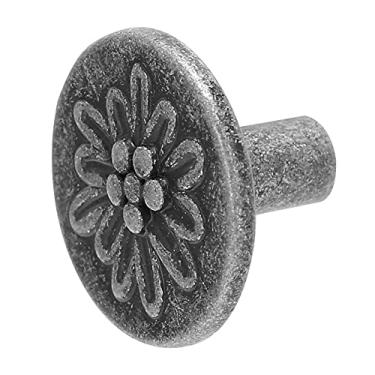 Imagem de Puxadores de armário Hyuduo 5 PCS, puxador de cobre com furo único para gaveta de armário, portas laterais, ferragens de cozinha de quarto, maçaneta da porta