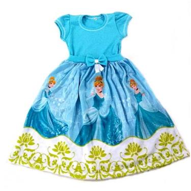 Imagem de Vestido Infantil Festa Princesa Sapatinho De Cristal - Micahel Baby