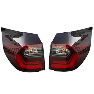 Imagem de JESYMBX Para Honda Jazz Fit 2020 2021 2022 para-choque traseiro luz de freio traseira par externo