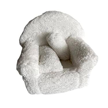 Imagem de shamjina Meninos Meninas Posando Figura Mini Sofá com Almofadas com Conjunto de Travesseiro Unissex Profissional Assento Recém-nascido Fotografia Prop Sofá Par, Estilo a