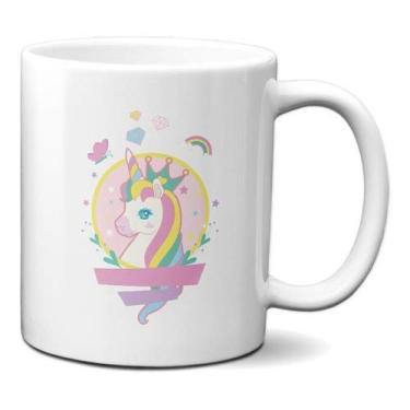 Imagem de Caneca Unicórnio Brasão Presente Criativo Personalizado