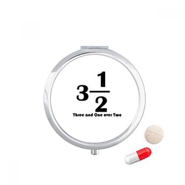 Imagem de Numerical Three and One Over Two Caixa de Armazenamento de Remédio Dispensador de Recipiente