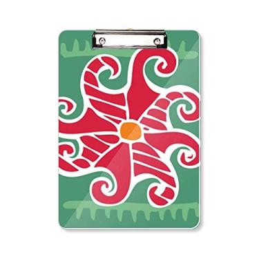 Imagem de Red Sun Mexico Totems Civilização Ancient Desenho Prancheta Pasta Bloco de Escrita Placa de Apoio A4