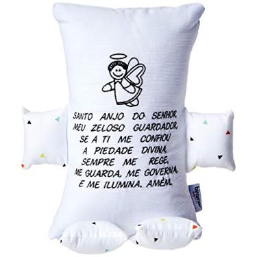 Imagem de Biramar Baby Almofada Para Bebê Soninho Oração Anjo Da Guarda Bracinho New York Mini Triângulo Colorido Colorido