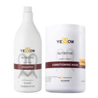 Imagem de Kit Shampoo Yellow Nutritive 1.5l + Máscara 1kg