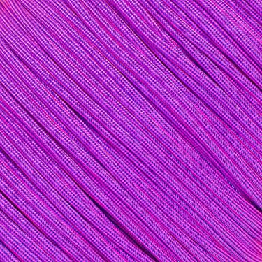 Imagem de Corda de paraquedas West Coast 10 25 50 e 100 pés Hanks e 250 300 1000 carretéis Winder & Buckle Options Tipo III 7 fios 550 cordão paraquedas muitas cores - maior seleção de corda de paraquedas, Electric Blue w/ Neon Pink Stripes, 100' with Winder