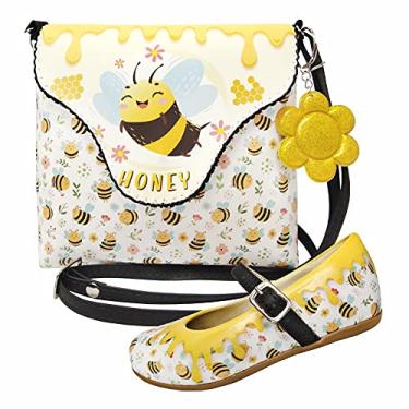 Imagem de Kit Infantil Feminino Sapatilha e Bolsa Abelhinha, Magicc Kids