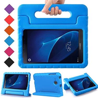 Imagem de Capa Infantil Maleta Compatível Para Samsung Galaxy Tab A 7.0'' SM-T285 SM-T280 AZUL. EVA, Emborrachada, Leve
