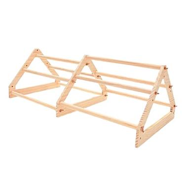 Imagem de Generic Suporte para pintinhos de madeira chocadeira para jogos poleiro suporte para suporte para poleiro