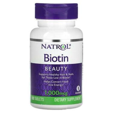 Imagem de Biotina Natrol 10.000Mcg Importada 100 Tablets