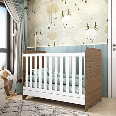 Imagem de Berço Mini Cama Americano 100% MDF 3 em 1 Ben Móveis Peroba