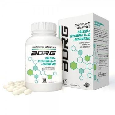 Imagem de Borg Cálcio + Vitamina K + D + Magnésio Com 60 Cápsulas