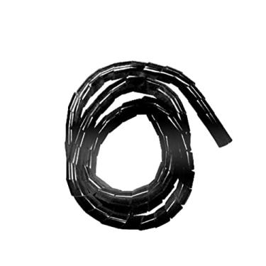 Imagem de Organizador De Fios E Cabos Bemfixa Preto