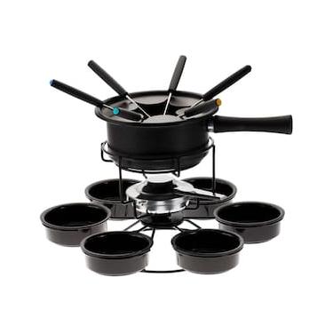Imagem de Aparelho de Fondue Giratório Forma Aspen 16 Peças - Preto