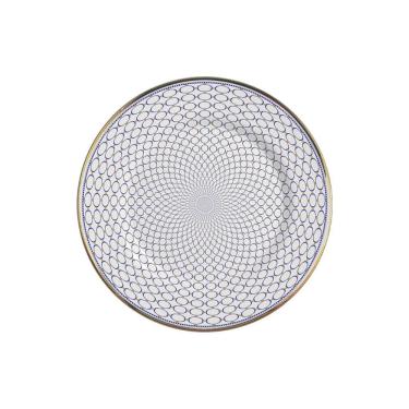 Imagem de Prato Sobremesa Acanthus Azul Alleanza 6 un