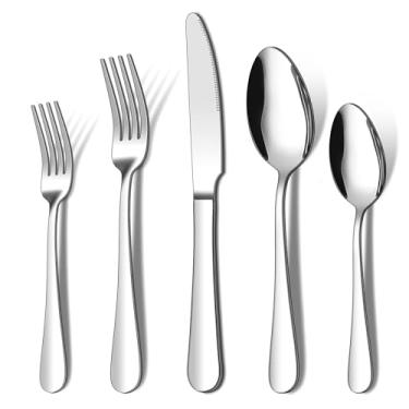 Imagem de Conjunto de talheres Enloy, Prata, 20 PCS