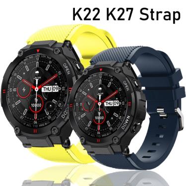 Imagem de Pulseira de relógio inteligente de silicone macio  pulseira esportiva  pulseira para LEMFO K22 Pro