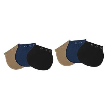 Imagem de KESYOO 6 Peças t reforço para homens botões cintos para homens ponte de cinto para homens calças de maternidade extensor de cintura extensores de botão jeans alça elástica mulher grávida