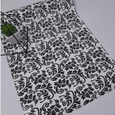 Imagem de Papel de Parede Arabesco Diversos Adesivo Resistente Autocolante Lavável Decoração Quarto Sala Copa - Linha Contact Gold