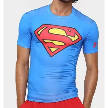 Imagem de Camisa De Compressão Under Armour Super Homem - Poker