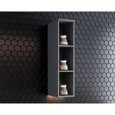 Imagem de Módulo Cozinha Henn Americana Nicho Aéreo 20cm Cinza