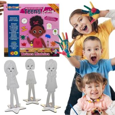 Imagem de Teens Fashion (9 Bonecas Pintar e Brincar)