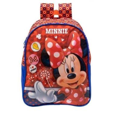 Imagem de Mochila Infantil Feminina Xeryus Minnie Vermelha - 10542-Feminino