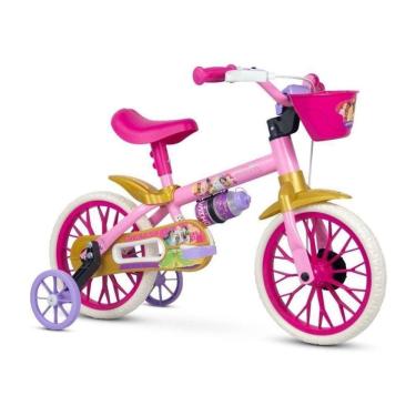 Imagem de Bicicleta Nathor Aro 12 Princesas Disney