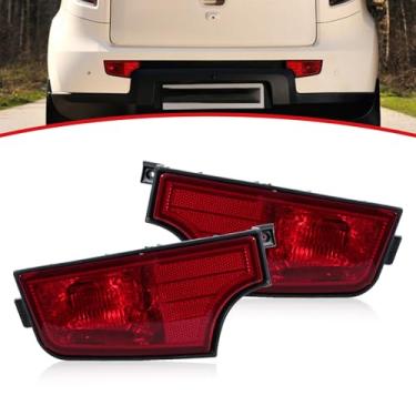 Imagem de JESYMBX Para Kia Soul 2010-2013 refletor de luz de para-choque traseiro indicador de luz traseira par de luz de neblina