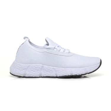 Imagem de Tênis Academia Masculino 33y Nog Caminhada Corrida Esportivo (Branco/Preto, BR, Adulto, Numérico, P, 43)