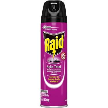 Imagem de Raid Inseticida Aerosol Ação Total, Mata Barata, Formiga, Mosca e Mosquito, 285ml