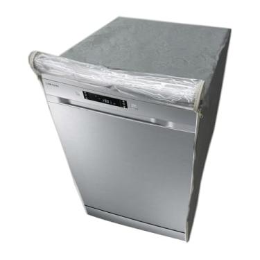 Imagem de CAPA PARA LAVA LOUÇAS SAMSUNG 14 SERVIÇOS TRANSPARENTE FLEX (Cinza)