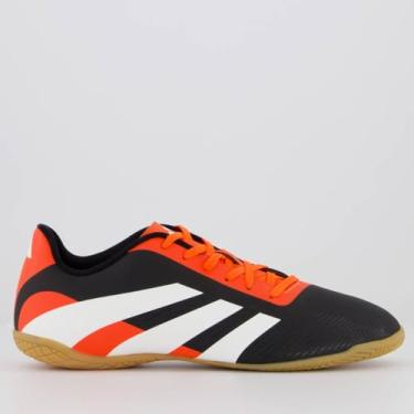 Imagem de Chuteira Adidas Predator Essentials 24.5 IN Futsal Preta e Vermelha