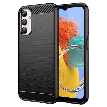 Imagem de Capas para Samsung Galaxy M14 5G.Caso básico,Botão de pressão flexível / 360 ° Proteção completa,Anti-fingerpirnts