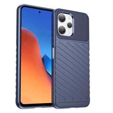 Imagem de Capas para Xiaomi POCO M6 Pro.Caso básico,Botão de pressão flexível / 360 ° Proteção completa,Sensação arenácea