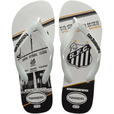 Imagem de Chinelo Dedo Masculino Casual Dia a Dia Torcedor Havaianas Top Times Santos